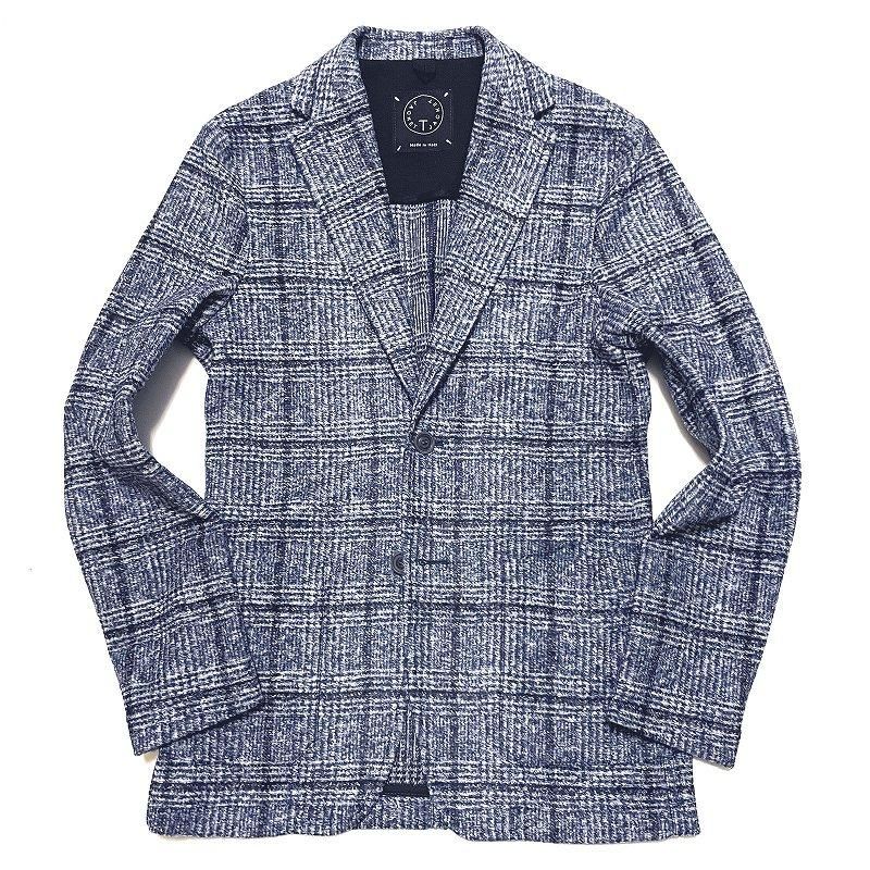 T-JACKET ティージャケット グレンチェック オーバープレイド 2B T-JACKET ティージャケット グレンチェック オーバープレイド 2B