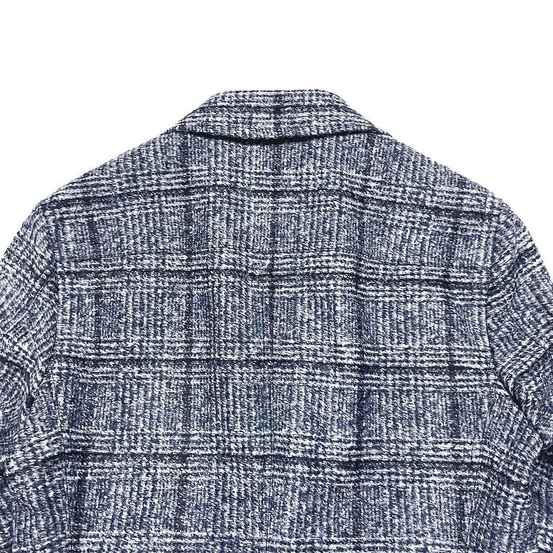 T-JACKET ティージャケット グレンチェック オーバープレイド 2B T-JACKET ティージャケット グレンチェック オーバープレイド 2B
