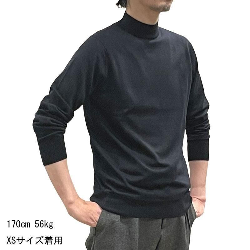 トゥモローランド tricot メリノウール モックネック ニット ブラック TOMORROWLAND トゥモローランド スーパーファインメリノウール モック