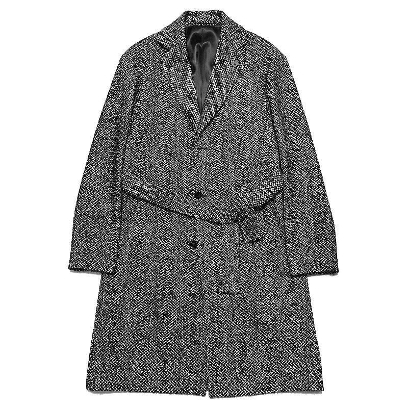LARDINI ラルディーニ ファンシーツイード シングル ベルテッド LARDINI ラルディーニ ファンシーツイード シングル ベルテッド