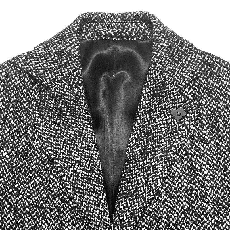 LARDINI ラルディーニ ファンシーツイード シングル ベルテッド LARDINI ラルディーニ ファンシーツイード シングル ベルテッド