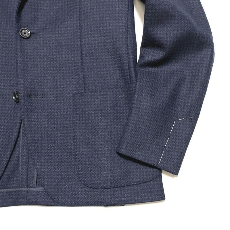 LARDINI ラルディーニ ROMA ウールカシミヤ ハウンドトゥース 千鳥格子