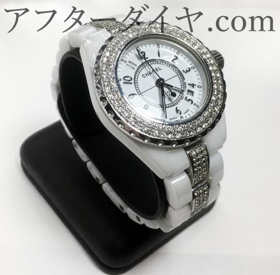 オーダー品】CHANEL シャネル J12 レディース用 天然ダイヤ オーダー品】CHANEL シャネル J12 レディース用 天然ダイヤ