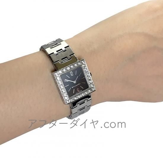 オーダー品】ブルガリ BVLGARI クアドラード レディース 鑑別書 オーダー品】ブルガリ BVLGARI クアドラード レディース 鑑別書
