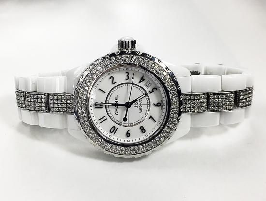 オーダー品】CHANEL シャネル J12 レディース用 天然ダイヤ