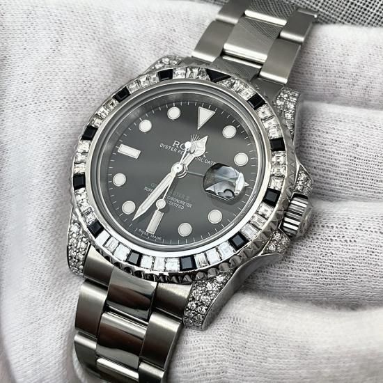 【即納】ROLEX GMTマスター2 116710系 バケットダイヤベゼルペプシ