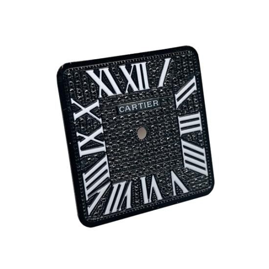 オーダー品】カルティエ CARTIER サントス 100 LM ブラック オーダー品】カルティエ CARTIER サントス 100 LM ブラック