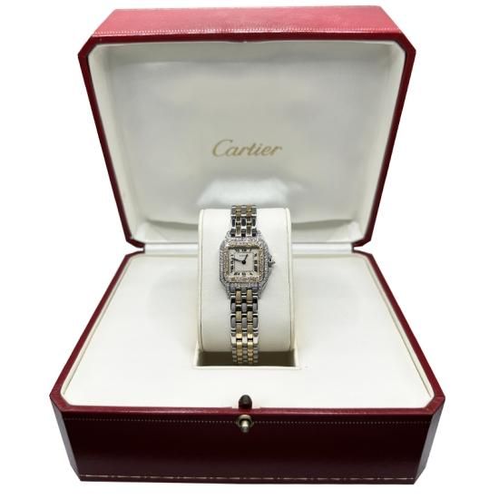 即納】Cartier/カルティエ パンテール SM 2ロウ レディース