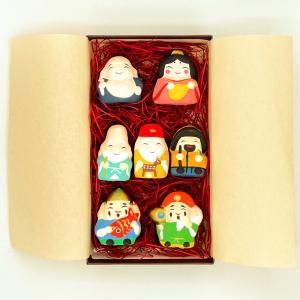 ちりめん細工キット 開運縁起の七福神人形 : 布がたり ヤフー店
