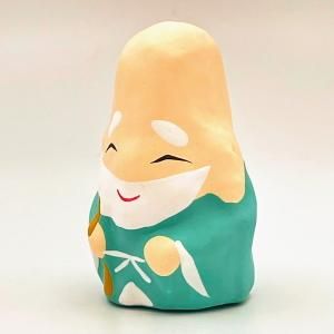 福禄寿三星神　中国　人物　人形　陶器　焼物　縁起物 中国陶器】縁起物 福禄寿 男の子 女の子 フィギュア 陶器人形