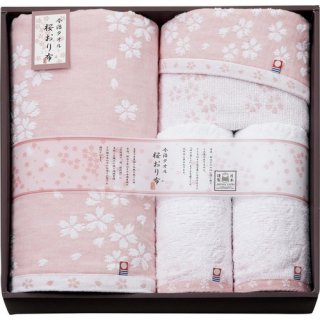 今治製タオル 桜おり布 タオルセット ピンク(L6030120)