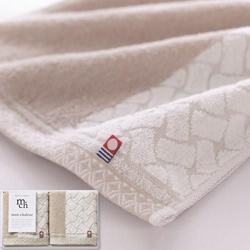 送料無料】MonChaleur ウォッシュタオル2P(Z35-01) - ギフト専門