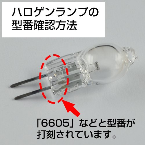 交換用ハロゲンランプ Type7388 6V 20W - フジコーガク｜生物科学用