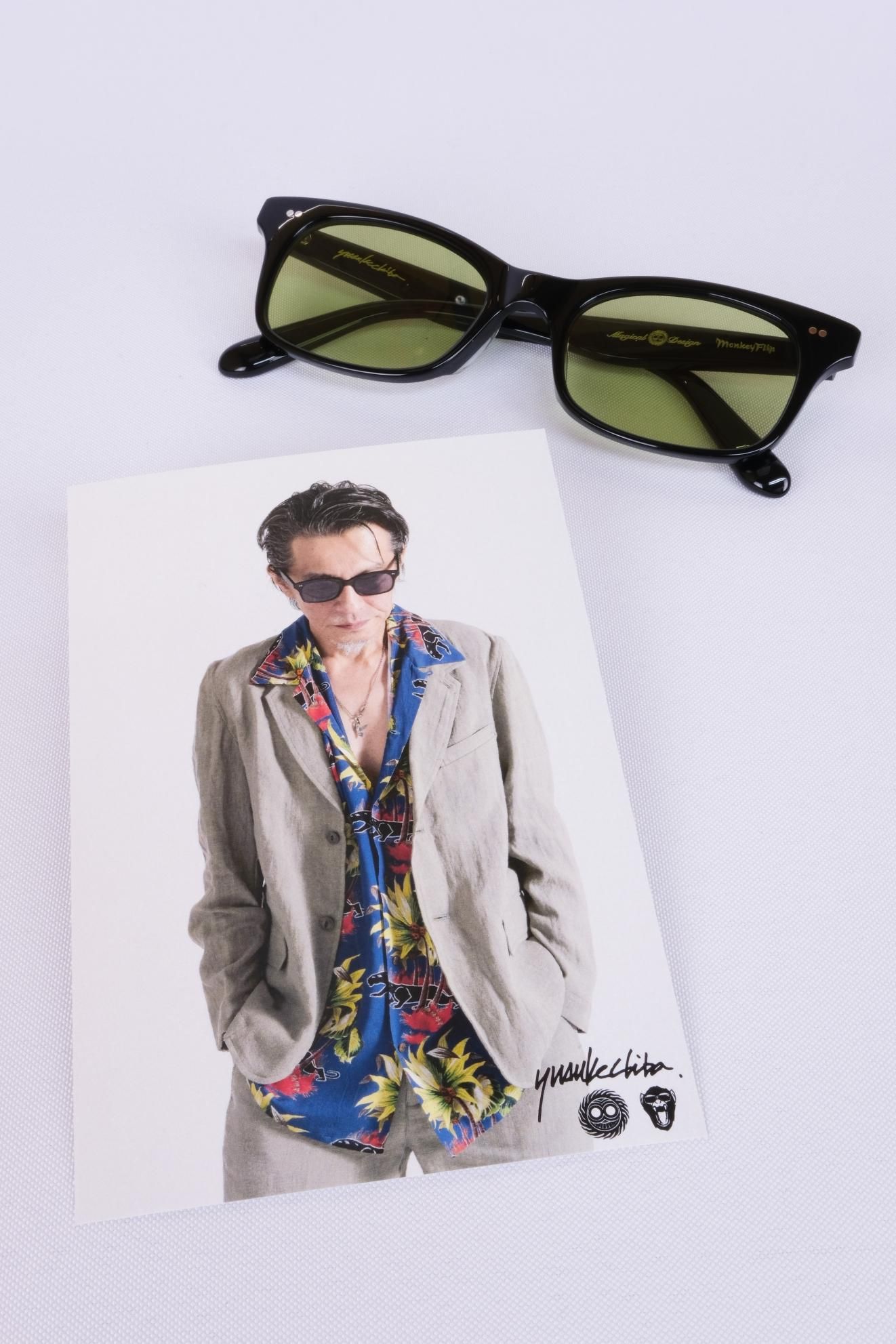 チバユウスケ　トリプルコラボサングラス（レンズ グリーン） チバユウスケ」×「MagicalDesign」×「MonkeyFlip」全貌公開