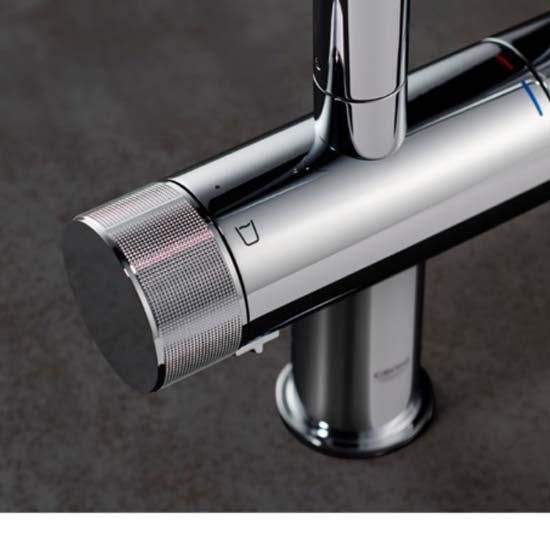 ミンタ・浄水器一体型シングルレバーキッチン混合栓 | コールド ミンタ・浄水器一体型シングルレバーキッチン混合栓 | コールド