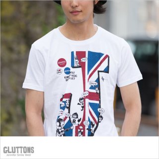 【Gluttons】ユニオンジャックJenniferメンズTシャツ
