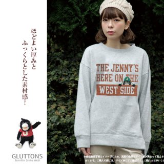 【Gluttons】WEST SIDE柄ほこほこトレーナー♪