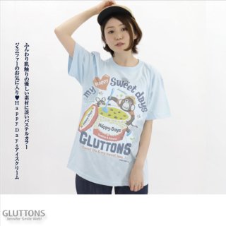 【Gluttons】ジェニファーの大好きアイス♪♪Tシャツ
