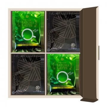 贅沢濃厚 抹茶ラテ ～黒翠～｜16P - 薮崎園 オンラインショップ