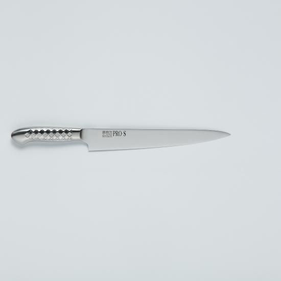 関の刃物 筋引包丁 240mm PRO-S ステンレス一体型包丁 刺身包丁 両刃 関の刃物 筋引包丁 240mm PRO-S ステンレス一体型包丁 刺身包丁 両刃