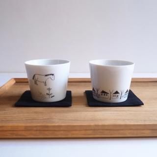 ♥美濃焼　茶碗　片身替わり　骨董品 日本美術 陶磁器 | 萩片身替茶碗 | gallery陽々youyou | 山梨県