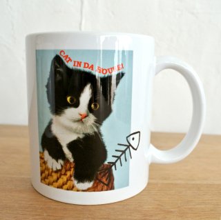 【 CAT IN DA HOUSE！】ドネーション マグカップ