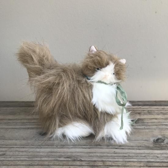想像を超えての さて】ぬいぐるみ 猫との暮らし雑貨 ネコペコリ - 長毛ハチワレネコ 猫雑貨・オーナーズグッズ