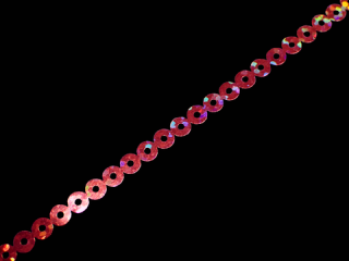 スパンコールテープ HOTFIX 4mm Red HG（416）