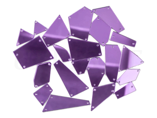 ミラーストーン 1セット（12個入） Purple 002