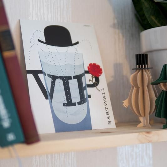 50％OFF】フィンランドの巨匠、エリック・ブルーンの名作ポスター、A5