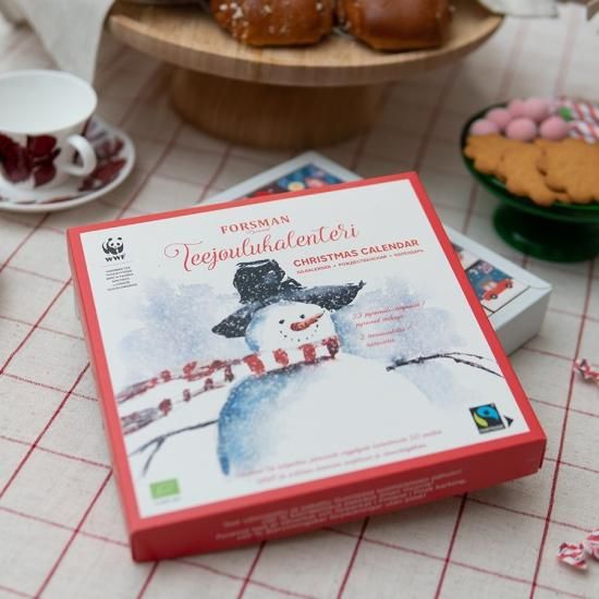 ほっこりスノーマンに癒される！クリスマスの紅茶セット