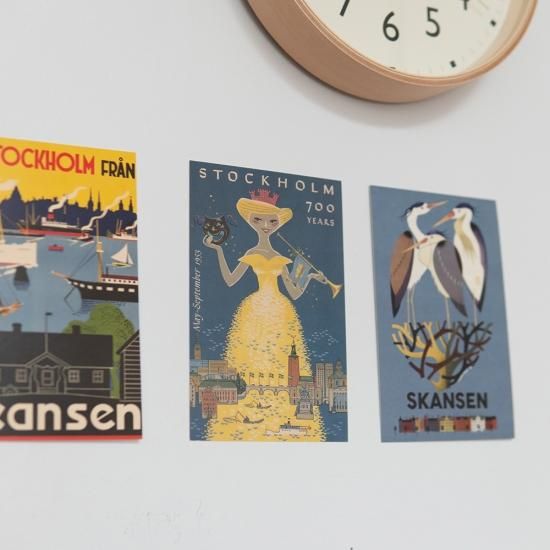 COME TO FINLAND】スウェーデンの、ビンテージ旅行ポスター