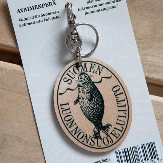 ✤H H13✤キャンバスポスター／ロゴマークモチーフキーリング／ロモカード 木製キーリング/キーホルダー「アザラシロゴ」【公式ロゴグッズ