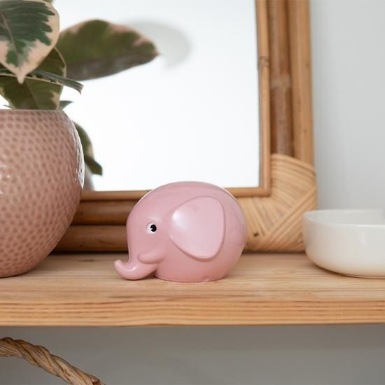 Amazon.co.jp: Norsu エレファントバンク 貯金箱 (S) イエロー