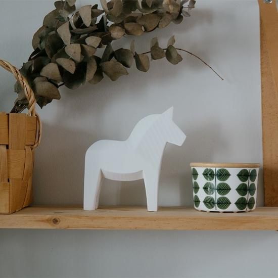 北欧オブジェ】幸せを呼ぶ馬 ダーラヘスト/ダーラナホース「ワーク