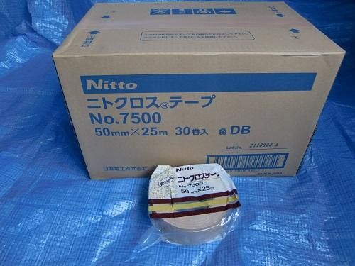 ニトクロステープ50ｍｍ×25ｍ巻 1箱(30巻入り) No.7500 - 高商建材