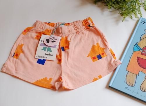 BOBO CHOSES シャツ＋ショートパンツ セットアップ 2-3yサイズ