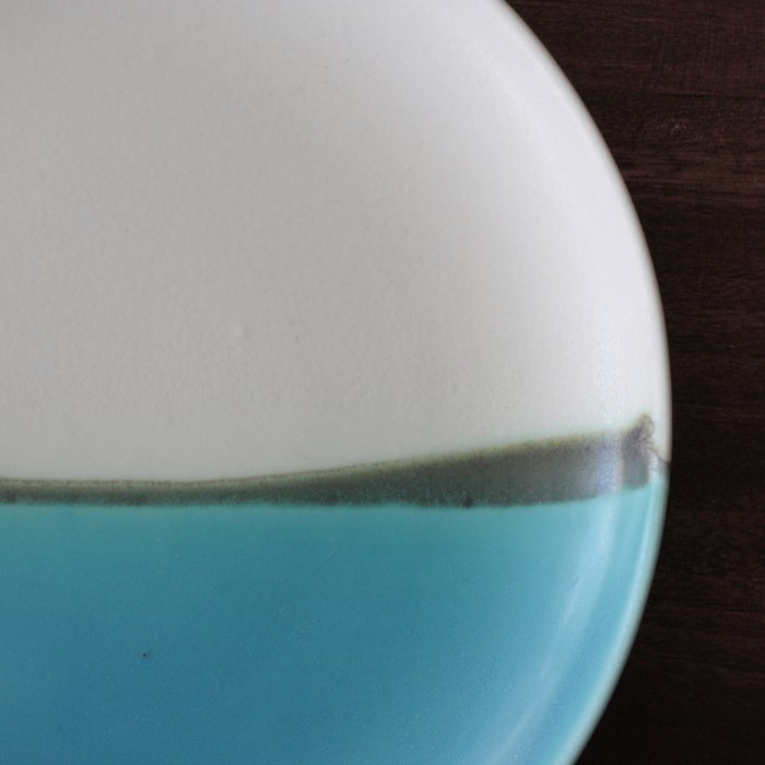 青い海7寸皿 - Craft・Gift ヤッチとムーン　オンラインショップ
