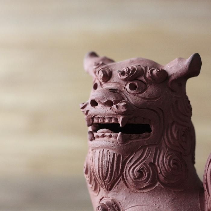 シーサーペア（焼締） - Craft・Gift ヤッチとムーン オンラインショップ