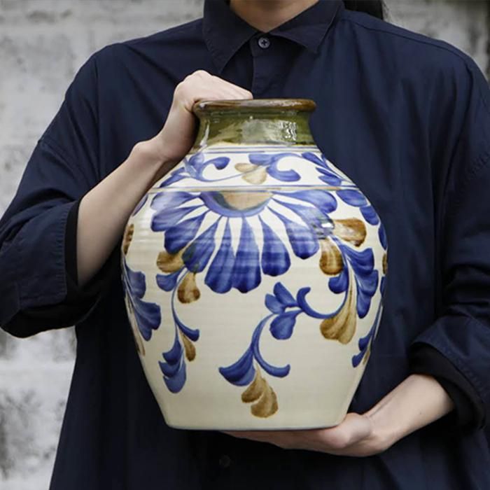 壺（染付） - Craft・Gift ヤッチとムーン オンラインショップ