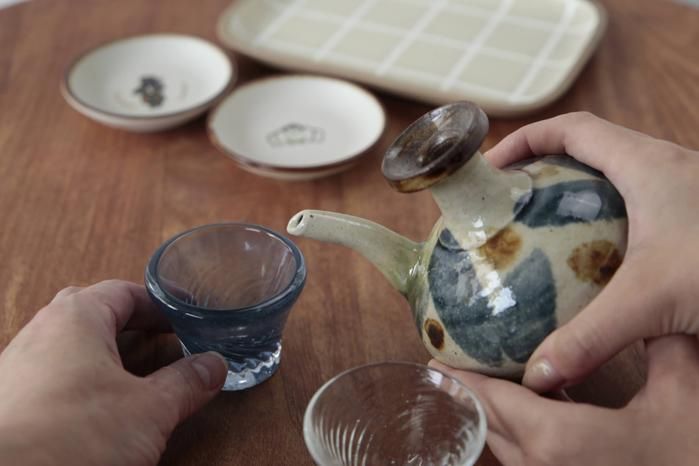 やちむん　ヤッチとムーン　2枚セット 酒器お2人様セット① - Craft・Gift ヤッチとムーン オンライン