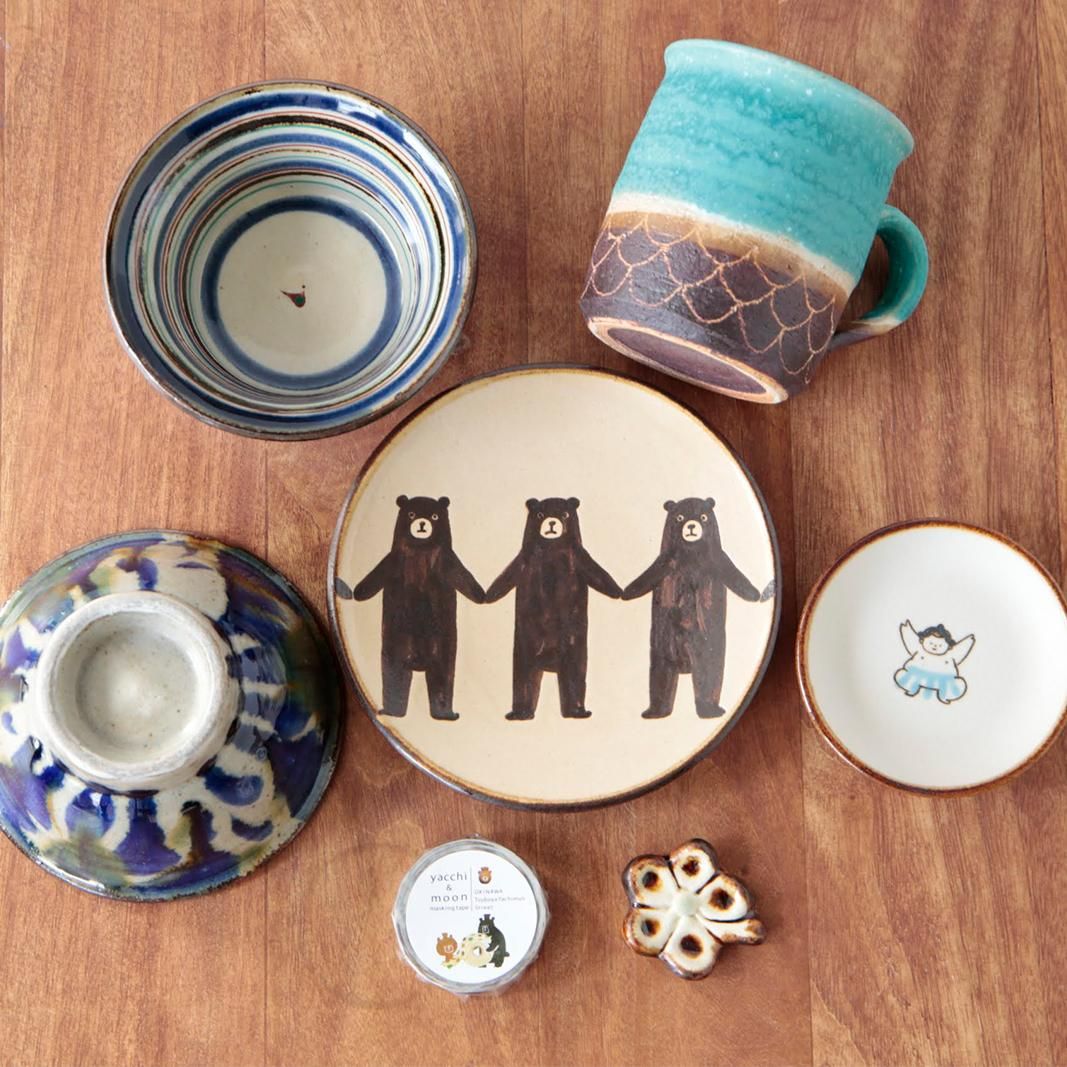 ヤッチとムーン たいやき少女 器 ② やちむん