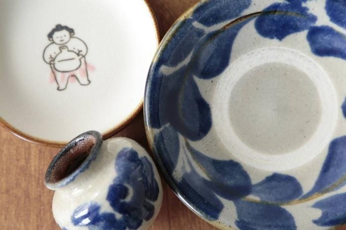 naotonやちむん2つセット よくばり丼ぶりセット⑥（5寸マカイ） - Craft・Gift ヤッチと