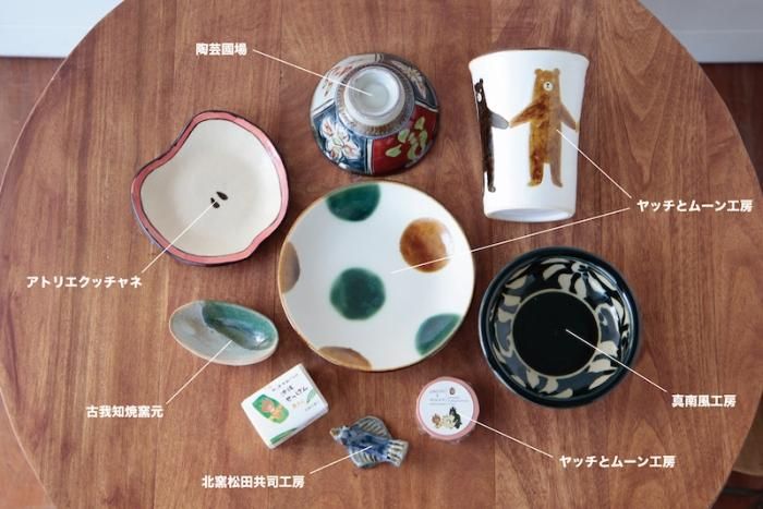 ヤッチとムーンのクマのお皿とお湯飲みのセットおまけ付き 逃げ恥