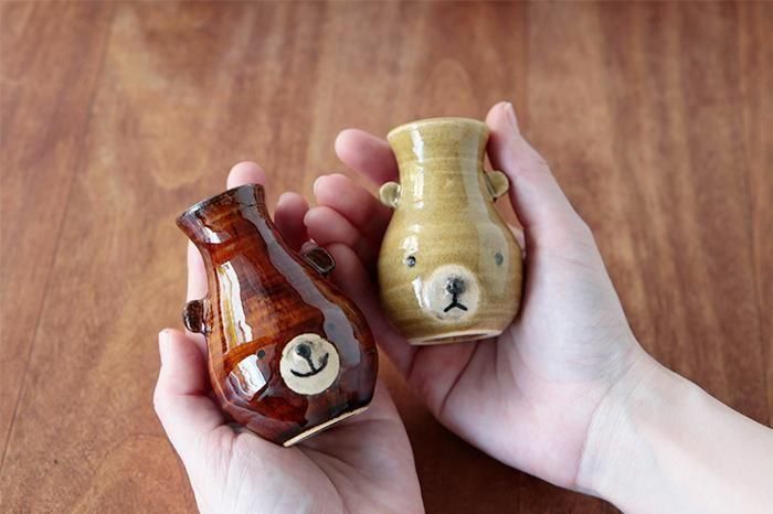 つぼっクマ(黄瀬戸) - Craft・Gift ヤッチとムーン オンラインショップ