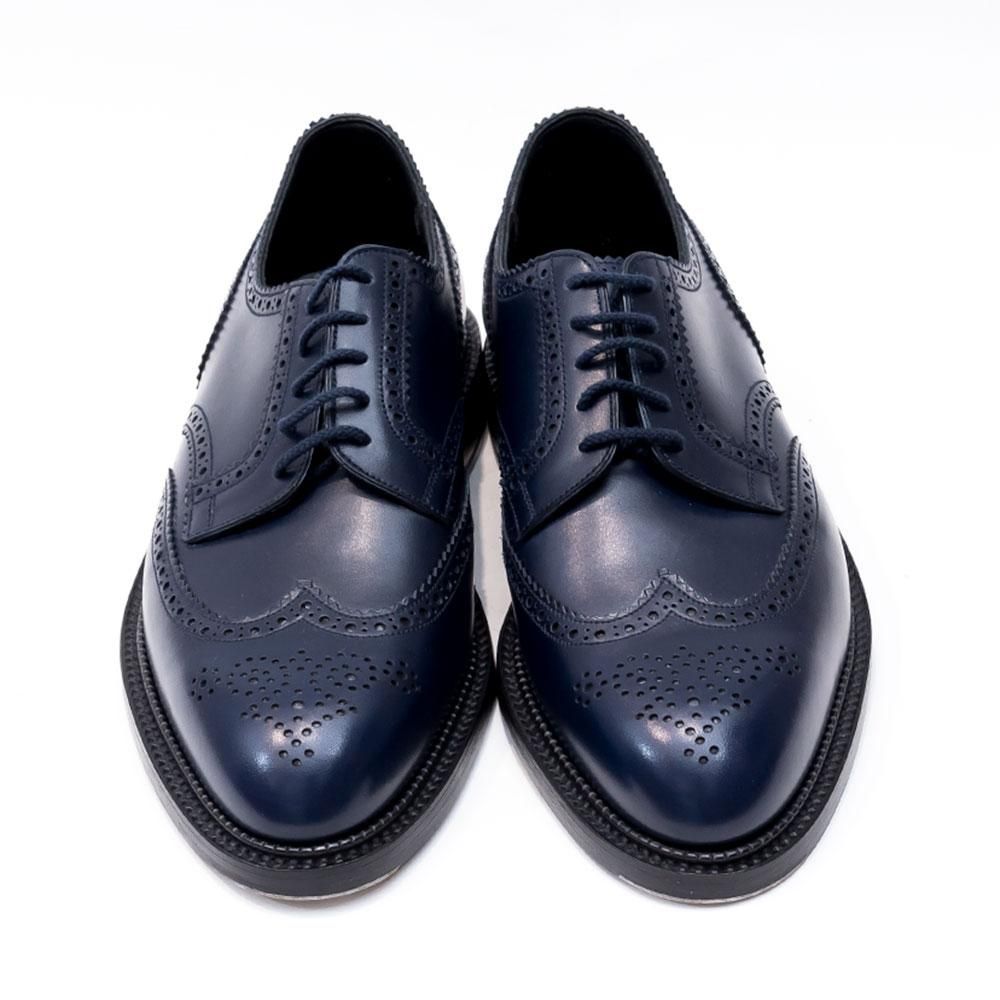 JMウエストン 588 ネイビー ウィングチップ サイズ7E - 中古革靴販売