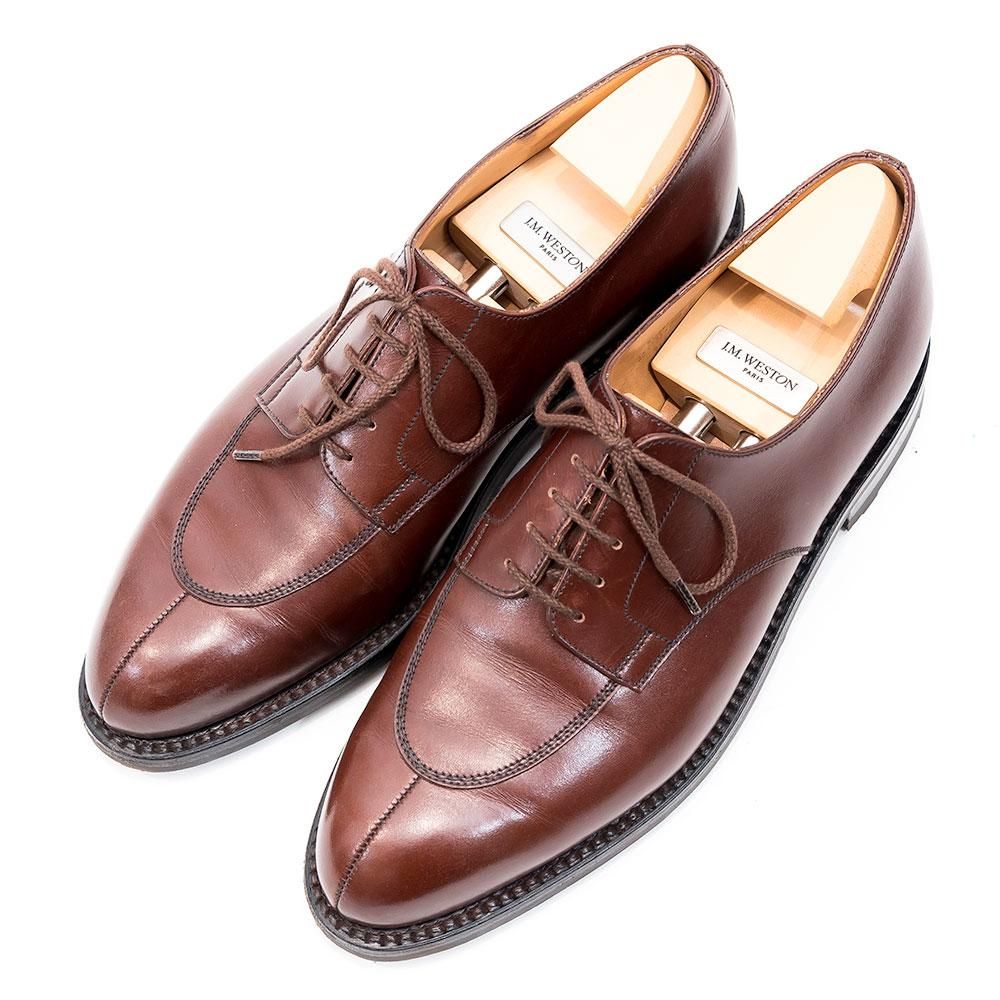 極美品 J.M. WESTON スプリットトゥ ダービー 598 size 7C