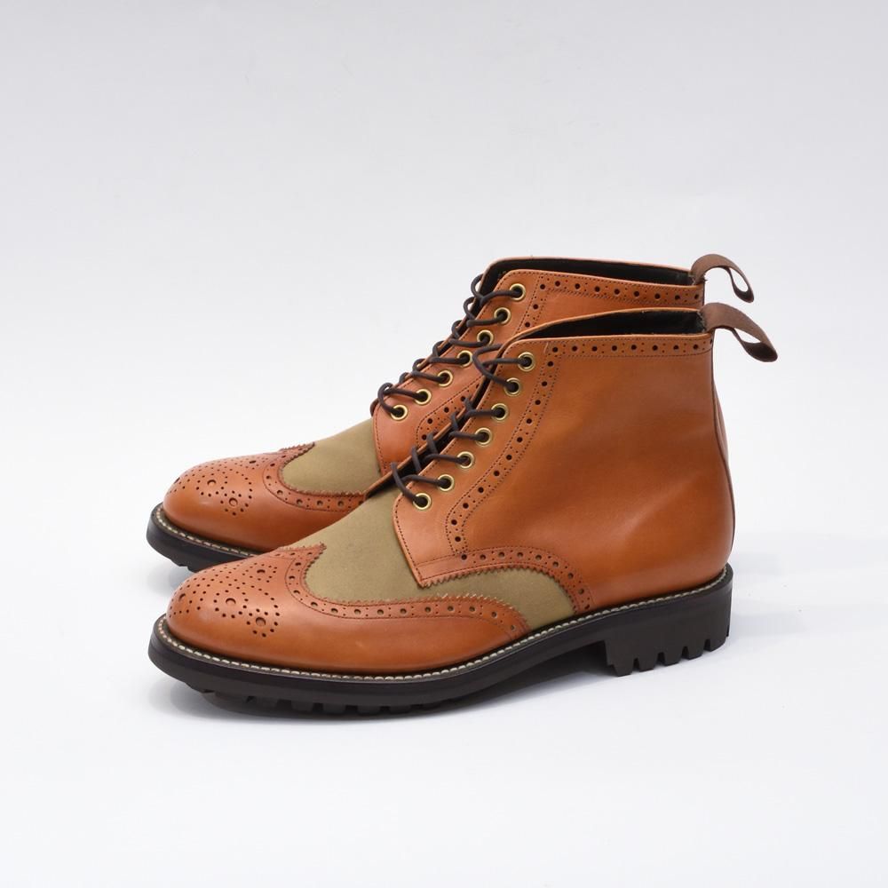 新品GRENSON×Barbour Wネーム バーブァー グレンソン希少コラボ