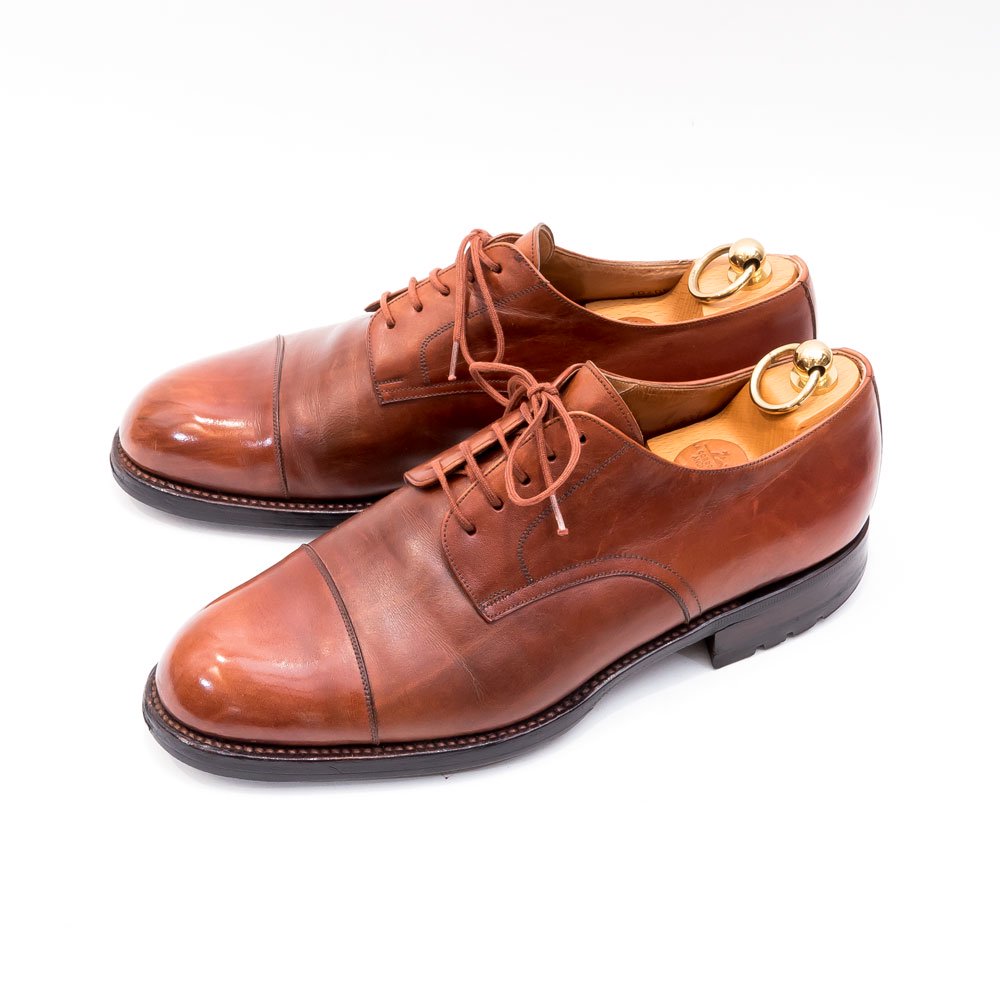 ヤンコ ストレートチップ ブラウン サイズ8.5 - 中古革靴販売|革靴の