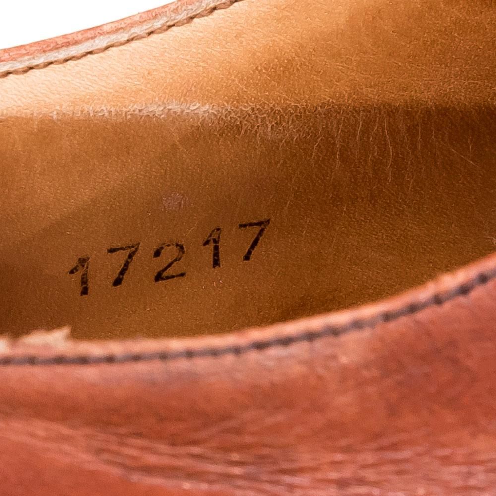 YANKO　ストレートチップ サイズ:７ 展示品】YANKO ストレートチップ ブラウン スペイン製 高級紳士